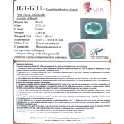 2.41 Ratti Natural Panna Stone with Govt. Lab Certificate (34410)